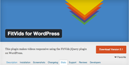 WordPress › FitVids for WordPress " WordPress Plugins
