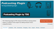 WordPress › Podcasting Plugin by TSG " WordPress Plugins