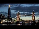 UHD Ultra HD 4K Video Stock Footage London Tower Bridge Day and Night England United Kingdom
