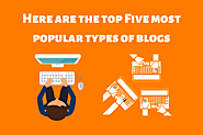 Here are the top Five most popular types of blogs - Seopoll
