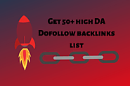 Get 50+ high DA Dofollow backlinks list - Seopoll