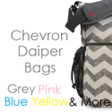 Best Chevron Diaper Bag - Grey, Pink, Blue, Navy, Yellow, Black and White - Best Chevron Stuff