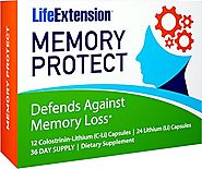 Life Extension Memory Protect, Powerful Dual Action Cognition and Memory Support, 12 Colostrinin-Lithium (C-Li) Capsu...