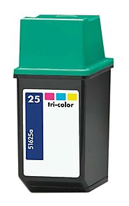 Remanufactured Replacement for HP 25 (51625A) Tri-Color Ink Cartridge