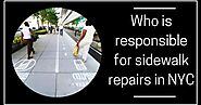 Latest USA News: Who is responsible for sidewalk repairs in NYC