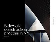 Sidewalk construction process in NY by Zil Concrete - Issuu