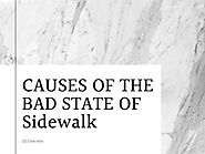 CAUSES OF THE BAD STATE OF Sidewalk by Zil Concrete - Issuu