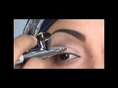How To: Apply eye makeup using DINAIR Airbrush