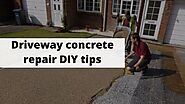 Driveway concrete repair DIY tips - concrete work contractors near You in NYC