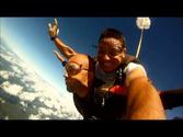 Lucas skydiving in Paranagua Brazil
