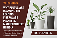 Why Plutus Art Is Among the Leading Fiberglass Planters Manufacturers in India