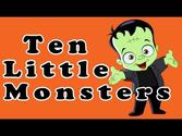 Halloween Songs for Children - Ten Little Monsters - Kids Song by The Learning Station