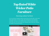 Top Rated White Wicker Patio Furniture