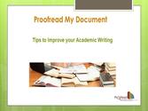 Tips to Improve your Academic Writing
