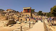 The Knossos Palace in Heraklion Crete