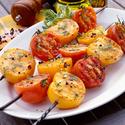 Grilled Tomatoes with Basil Vinaigrette