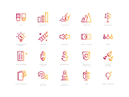 Gender Action Portal Icon Set by Delane Meadows on Dribbble