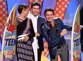 Ansel Elgort, Shailene Woodley, Nat Wolff (Together) Choice Actor,Actress in Drama, Breakout Star (Elgort), Choice Ch...