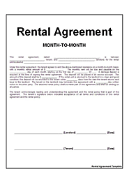 rental agreement template format