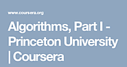 Algorithms, Part I By Princeton University - mooc-course.com