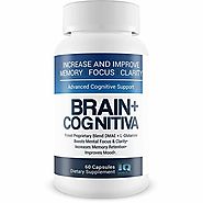 Brain+ Cognitiva - Advanced Cognitive Support - Help Increase and Improve Memory, Boost Mental Focus, and Support Men...