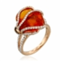 Yael Designs Lava Fire Opal Ring