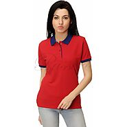 Passero Polo Neck T-Shirt For Women | Polo Tees For Women