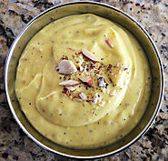 Shrikhand Recipe | Saffron Cardamom Sweet Yogurt Recipe