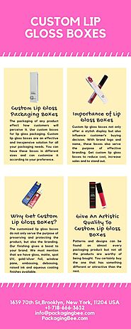 Custom Lip Gloss Boxes