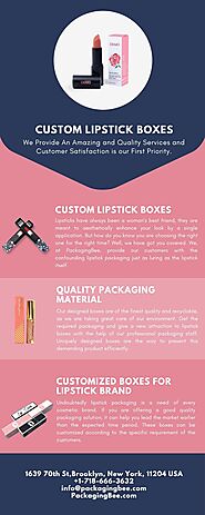 Custom Lipstick Boxes