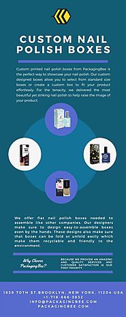 Custom Nail Polish Boxes