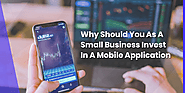 Why Should You As A Small Business Invest In A Mobile Application