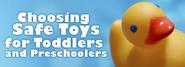 Choosing Safe Toys for Toddlers and Preschoolers