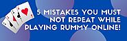 MyTeamRummy — 5 Mistakes you must not repeat while Playing Rummy...