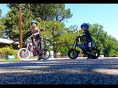 Teaching my kids how to ride a bicycle without training wheels