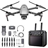 DJI Mavic 2 Pro - Drone Quadcopter UAV with Smart Controller with Hasselblad Camera 3-Axis Gimbal HDR 4K Video Adjust...