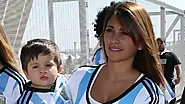 Roccuzzo supports Messi