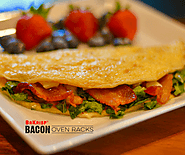 Delicious Bacon Onion Omelet Recipe From Bacon Oven Racks