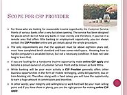 If you Want to Bank CSP Apply by NICT CSP