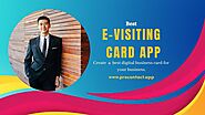 Download The Best E Visiting Card App Now