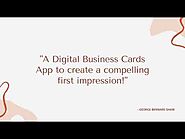 Get to Know About Benefits of Digital Visiting Card