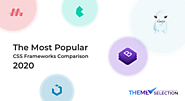 The most popular CSS framework Comparison 2020 - ThemeSelection