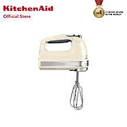 KitchenAid 9 Speed Hand Mixer - Almond Cream - 5KHM9212BAC