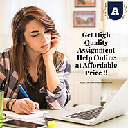 Get High Quality Assignment Help Online at Affordable Price