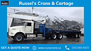Crane Hire Cost | Crane Rental Vancouver | Russel’s Crane & Cartage