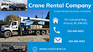 Crane Rental Services Victoria BC | Crane Rental Agency