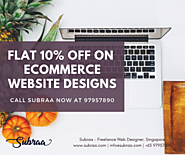 eCommerce Web Design and Digital Marketing Offers From Subraa Freelance Web Designer in Singapore