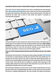Do you want to find the best SEO company in New Zealand, Auckland