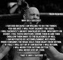 Why do I succeed?