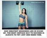 Our Greatest Weakness ...